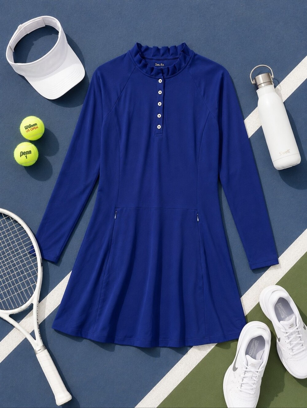 Lilly Pulitzer Luxletic Hutton Polo Dress Golf Tennis Size Med - Picture 2 of 9